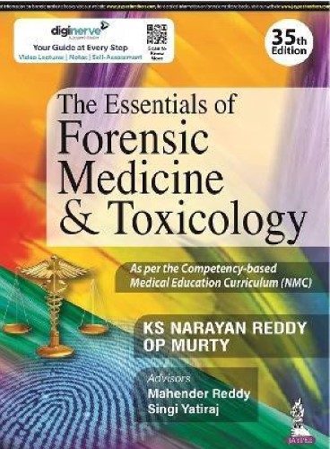 The Essentials of Forensic Medicine & Toxicology 35th Edition